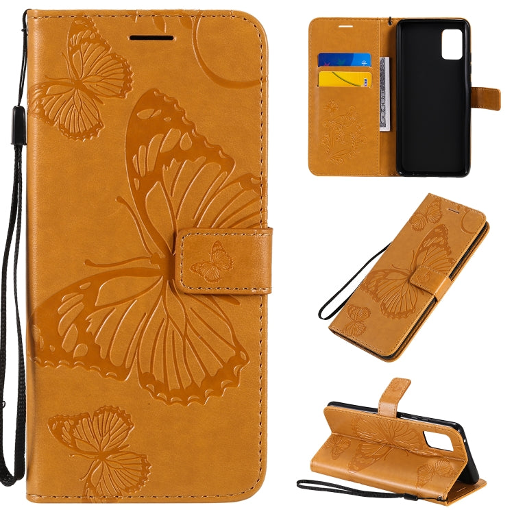 3D Butterflies Embossing Pattern Horizontal Flip Leather Case with Holder & Card Slot & Wallet, For Samsung Galaxy A21s, For Samsung Galaxy A31, For Samsung Galaxy A41, For Samsung Galaxy A51 5G, For Samsung Galaxy A71 5G, For Huawei Nova 7������������...