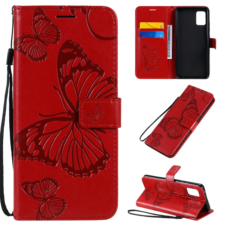 3D Butterflies Embossing Pattern Horizontal Flip Leather Case with Holder & Card Slot & Wallet, For Samsung Galaxy A21s, For Samsung Galaxy A31, For Samsung Galaxy A41, For Samsung Galaxy A51 5G, For Samsung Galaxy A71 5G, For Huawei Nova 7������������...