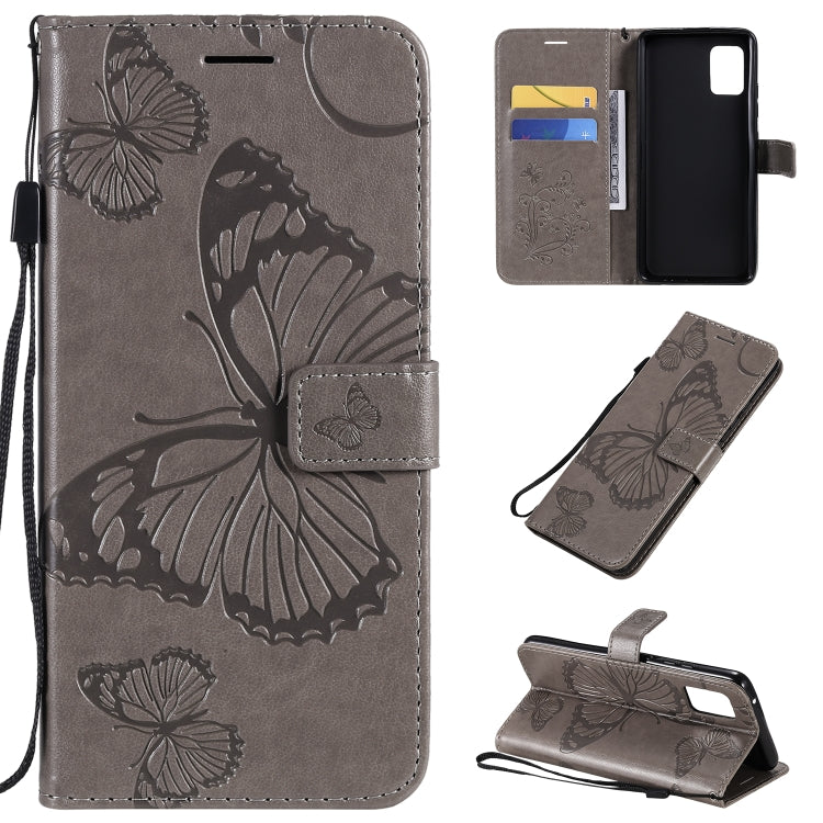 3D Butterflies Embossing Pattern Horizontal Flip Leather Case with Holder & Card Slot & Wallet, For Samsung Galaxy A21s, For Samsung Galaxy A31, For Samsung Galaxy A41, For Samsung Galaxy A51 5G, For Samsung Galaxy A71 5G, For Huawei Nova 7������������...