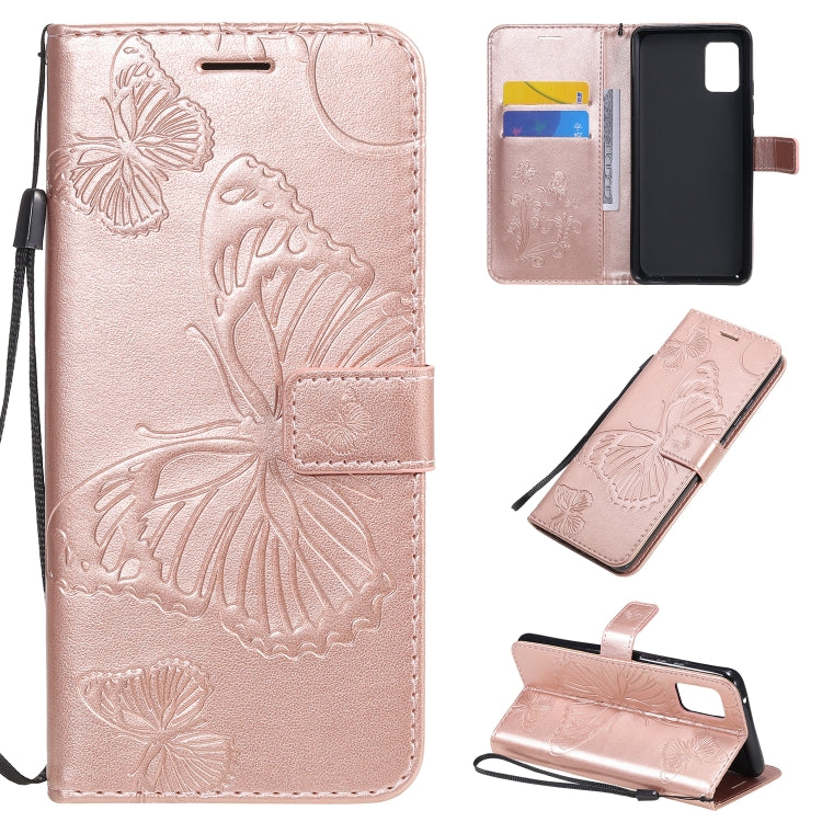 3D Butterflies Embossing Pattern Horizontal Flip Leather Case with Holder & Card Slot & Wallet, For Samsung Galaxy A21s, For Samsung Galaxy A31, For Samsung Galaxy A41, For Samsung Galaxy A51 5G, For Samsung Galaxy A71 5G, For Huawei Nova 7������������...