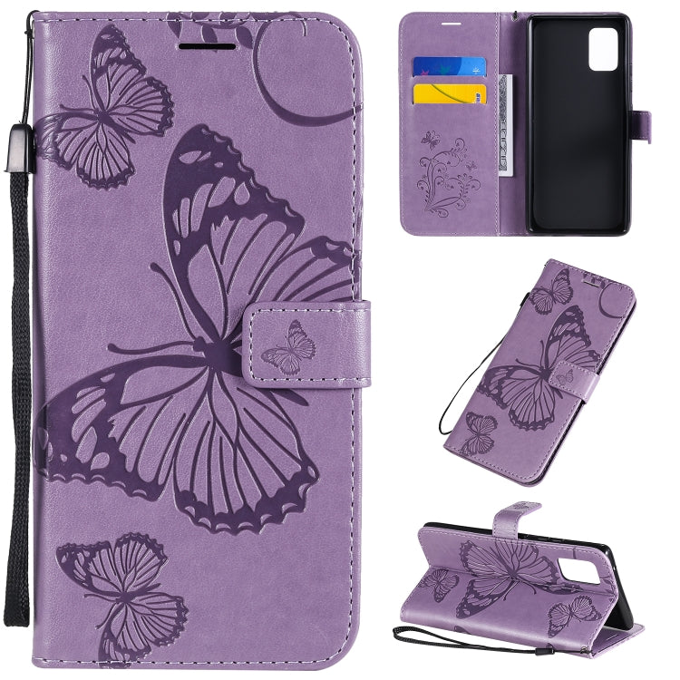 3D Butterflies Embossing Pattern Horizontal Flip Leather Case with Holder & Card Slot & Wallet, For Samsung Galaxy A21s, For Samsung Galaxy A31, For Samsung Galaxy A41, For Samsung Galaxy A51 5G, For Samsung Galaxy A71 5G, For Huawei Nova 7������������...