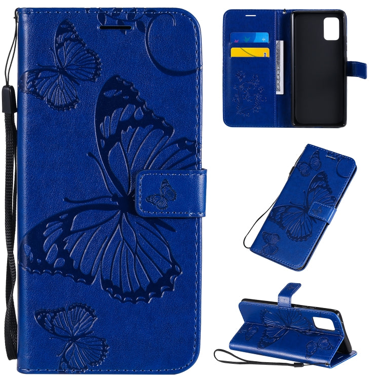 3D Butterflies Embossing Pattern Horizontal Flip Leather Case with Holder & Card Slot & Wallet, For Samsung Galaxy A21s, For Samsung Galaxy A31, For Samsung Galaxy A41, For Samsung Galaxy A51 5G, For Samsung Galaxy A71 5G, For Huawei Nova 7������������...