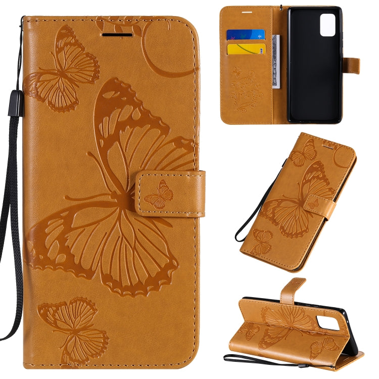 3D Butterflies Embossing Pattern Horizontal Flip Leather Case with Holder & Card Slot & Wallet, For Samsung Galaxy A21s, For Samsung Galaxy A31, For Samsung Galaxy A41, For Samsung Galaxy A51 5G, For Samsung Galaxy A71 5G, For Huawei Nova 7������������...