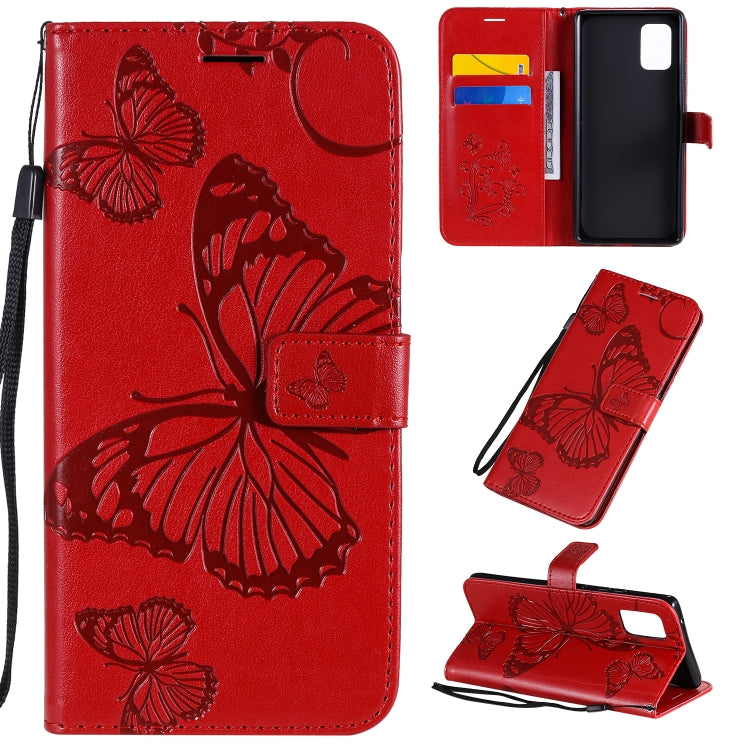 3D Butterflies Embossing Pattern Horizontal Flip Leather Case with Holder & Card Slot & Wallet, For Samsung Galaxy A21s, For Samsung Galaxy A31, For Samsung Galaxy A41, For Samsung Galaxy A51 5G, For Samsung Galaxy A71 5G, For Huawei Nova 7������������...