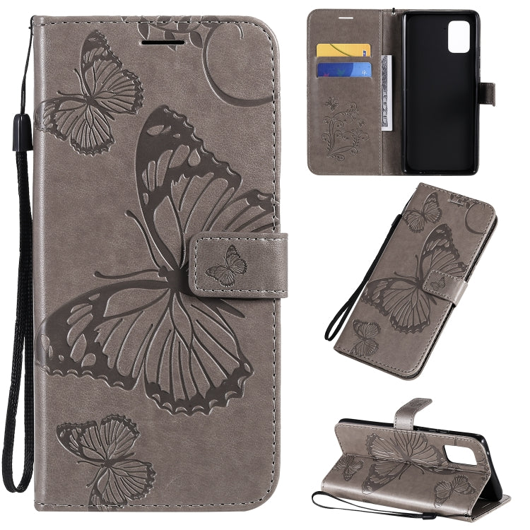 3D Butterflies Embossing Pattern Horizontal Flip Leather Case with Holder & Card Slot & Wallet, For Samsung Galaxy A21s, For Samsung Galaxy A31, For Samsung Galaxy A41, For Samsung Galaxy A51 5G, For Samsung Galaxy A71 5G, For Huawei Nova 7������������...