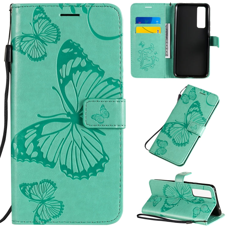 3D Butterflies Embossing Pattern Horizontal Flip Leather Case with Holder & Card Slot & Wallet, For Samsung Galaxy A21s, For Samsung Galaxy A31, For Samsung Galaxy A41, For Samsung Galaxy A51 5G, For Samsung Galaxy A71 5G, For Huawei Nova 7������������...