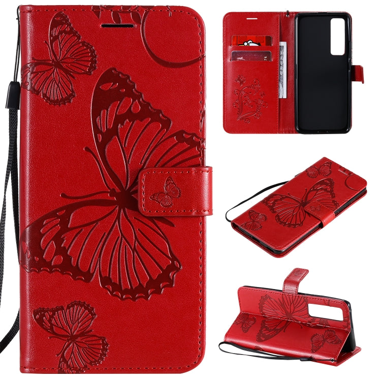 3D Butterflies Embossing Pattern Horizontal Flip Leather Case with Holder & Card Slot & Wallet, For Samsung Galaxy A21s, For Samsung Galaxy A31, For Samsung Galaxy A41, For Samsung Galaxy A51 5G, For Samsung Galaxy A71 5G, For Huawei Nova 7������������...