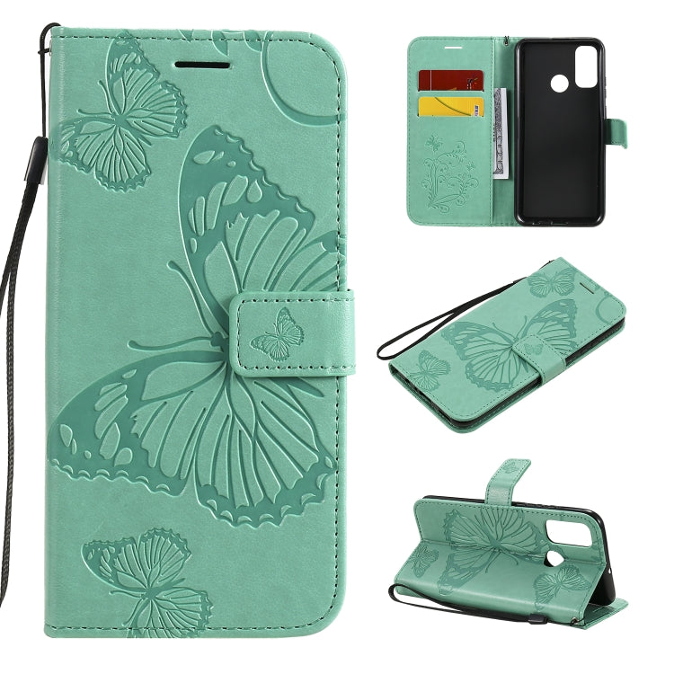3D Butterflies Embossing Pattern Horizontal Flip Leather Case with Holder & Card Slot & Wallet, For Samsung Galaxy A21s, For Samsung Galaxy A31, For Samsung Galaxy A41, For Samsung Galaxy A51 5G, For Samsung Galaxy A71 5G, For Huawei Nova 7������������...