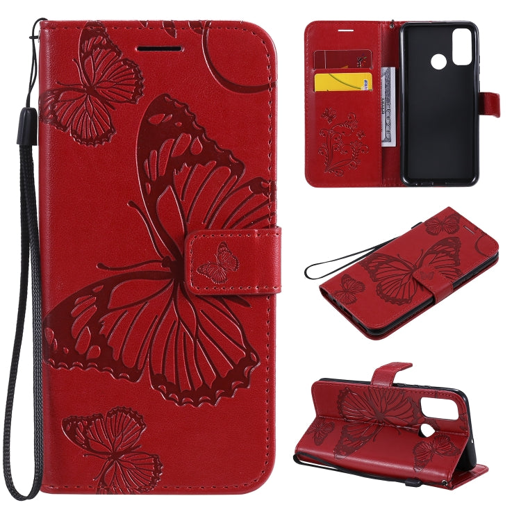 3D Butterflies Embossing Pattern Horizontal Flip Leather Case with Holder & Card Slot & Wallet, For Samsung Galaxy A21s, For Samsung Galaxy A31, For Samsung Galaxy A41, For Samsung Galaxy A51 5G, For Samsung Galaxy A71 5G, For Huawei Nova 7������������...