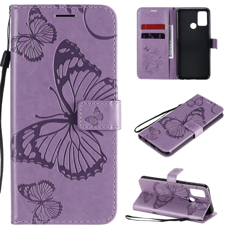 3D Butterflies Embossing Pattern Horizontal Flip Leather Case with Holder & Card Slot & Wallet, For Huawei Honor 9A, For Huawei Honor 30 Pro / 30 Pro Plus, For Huawei Honor 30, For Huawei Honor Play 4T Pro