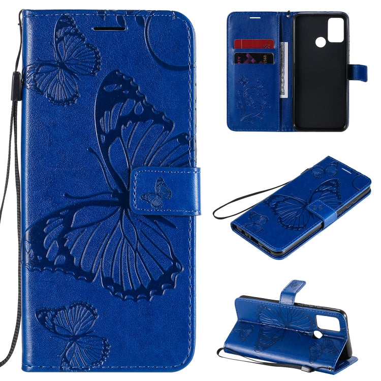 3D Butterflies Embossing Pattern Horizontal Flip Leather Case with Holder & Card Slot & Wallet, For Huawei Honor 9A, For Huawei Honor 30 Pro / 30 Pro Plus, For Huawei Honor 30, For Huawei Honor Play 4T Pro