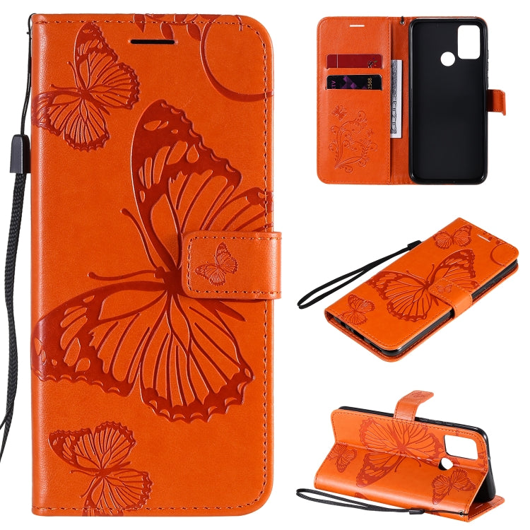 3D Butterflies Embossing Pattern Horizontal Flip Leather Case with Holder & Card Slot & Wallet, For Huawei Honor 9A, For Huawei Honor 30 Pro / 30 Pro Plus, For Huawei Honor 30, For Huawei Honor Play 4T Pro