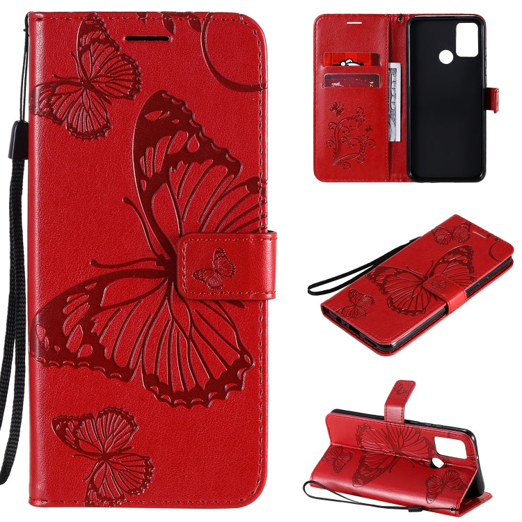 3D Butterflies Embossing Pattern Horizontal Flip Leather Case with Holder & Card Slot & Wallet, For Huawei Honor 9A, For Huawei Honor 30 Pro / 30 Pro Plus, For Huawei Honor 30, For Huawei Honor Play 4T Pro