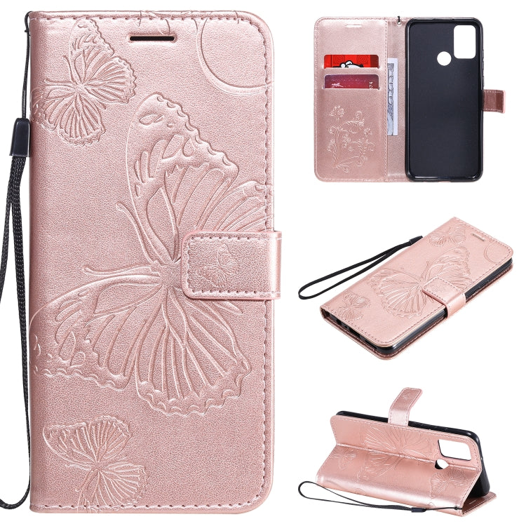 3D Butterflies Embossing Pattern Horizontal Flip Leather Case with Holder & Card Slot & Wallet, For Huawei Honor 9A, For Huawei Honor 30 Pro / 30 Pro Plus, For Huawei Honor 30, For Huawei Honor Play 4T Pro