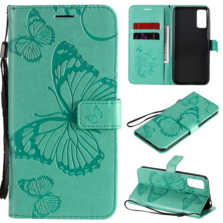 3D Butterflies Embossing Pattern Horizontal Flip Leather Case with Holder & Card Slot & Wallet, For Huawei Honor 9A, For Huawei Honor 30 Pro / 30 Pro Plus, For Huawei Honor 30, For Huawei Honor Play 4T Pro