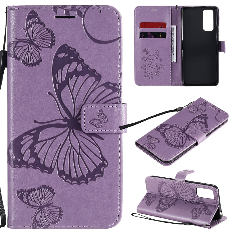 3D Butterflies Embossing Pattern Horizontal Flip Leather Case with Holder & Card Slot & Wallet, For Huawei Honor 9A, For Huawei Honor 30 Pro / 30 Pro Plus, For Huawei Honor 30, For Huawei Honor Play 4T Pro