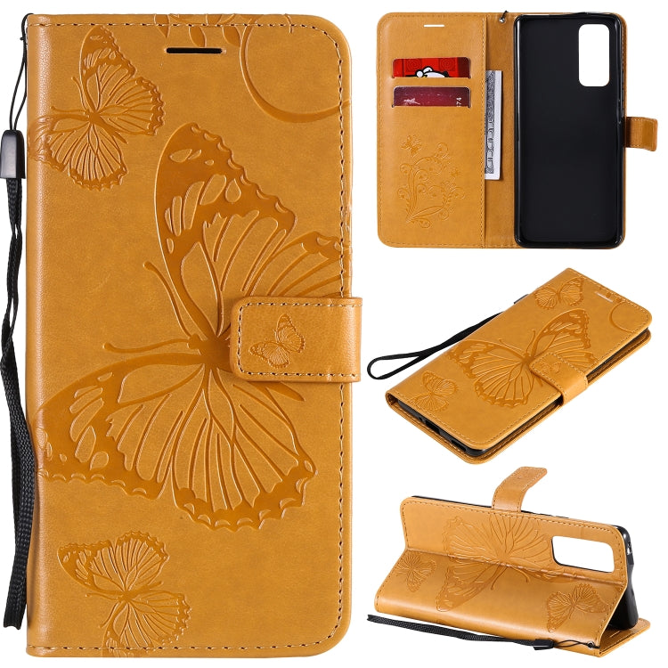 3D Butterflies Embossing Pattern Horizontal Flip Leather Case with Holder & Card Slot & Wallet, For Huawei Honor 9A, For Huawei Honor 30 Pro / 30 Pro Plus, For Huawei Honor 30, For Huawei Honor Play 4T Pro