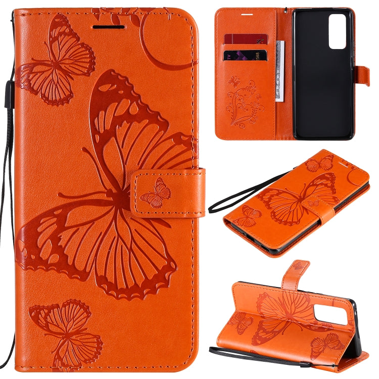 3D Butterflies Embossing Pattern Horizontal Flip Leather Case with Holder & Card Slot & Wallet, For Huawei Honor 9A, For Huawei Honor 30 Pro / 30 Pro Plus, For Huawei Honor 30, For Huawei Honor Play 4T Pro