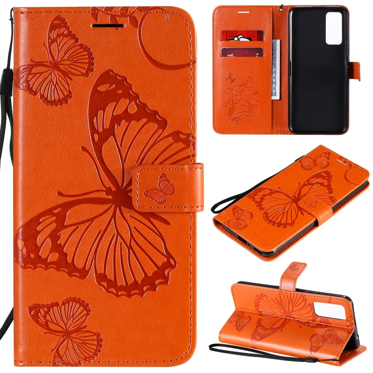 3D Butterflies Embossing Pattern Horizontal Flip Leather Case with Holder & Card Slot & Wallet, For Huawei Honor 9A, For Huawei Honor 30 Pro / 30 Pro Plus, For Huawei Honor 30, For Huawei Honor Play 4T Pro