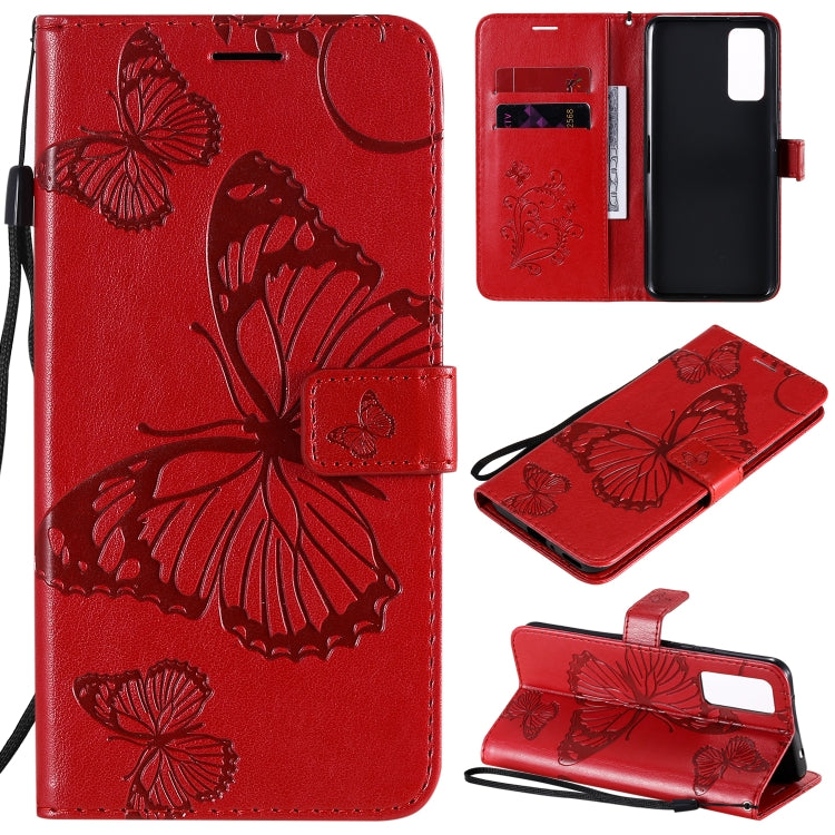 3D Butterflies Embossing Pattern Horizontal Flip Leather Case with Holder & Card Slot & Wallet, For Huawei Honor 9A, For Huawei Honor 30 Pro / 30 Pro Plus, For Huawei Honor 30, For Huawei Honor Play 4T Pro
