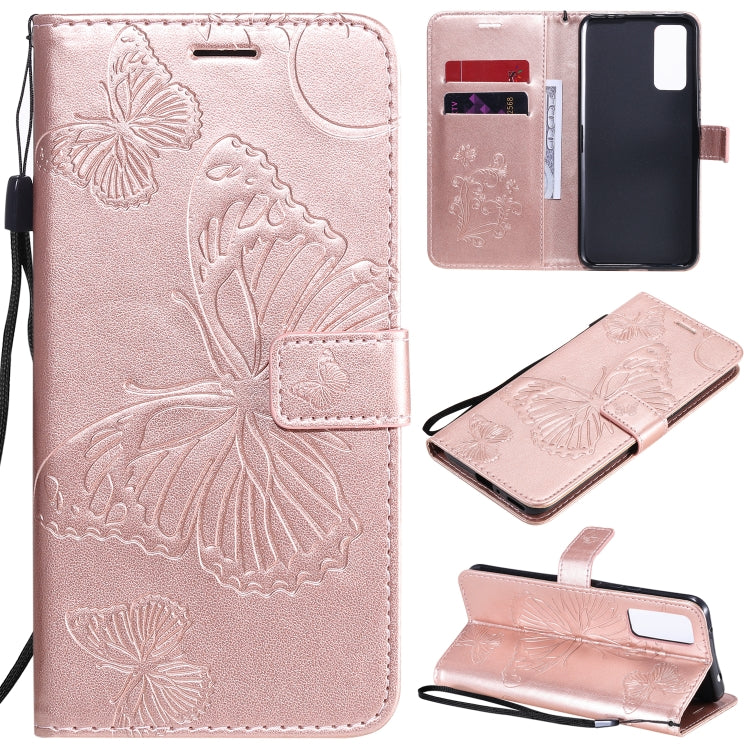 3D Butterflies Embossing Pattern Horizontal Flip Leather Case with Holder & Card Slot & Wallet, For Huawei Honor 9A, For Huawei Honor 30 Pro / 30 Pro Plus, For Huawei Honor 30, For Huawei Honor Play 4T Pro