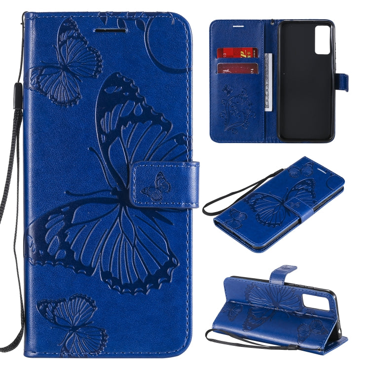 3D Butterflies Embossing Pattern Horizontal Flip Leather Case with Holder & Card Slot & Wallet, For Huawei Honor 9A, For Huawei Honor 30 Pro / 30 Pro Plus, For Huawei Honor 30, For Huawei Honor Play 4T Pro