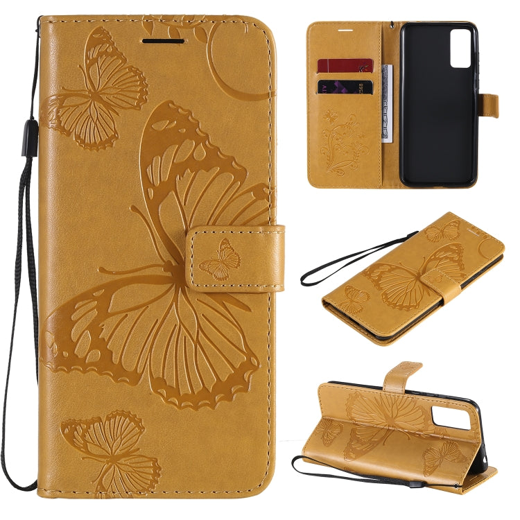 3D Butterflies Embossing Pattern Horizontal Flip Leather Case with Holder & Card Slot & Wallet, For Huawei Honor 9A, For Huawei Honor 30 Pro / 30 Pro Plus, For Huawei Honor 30, For Huawei Honor Play 4T Pro