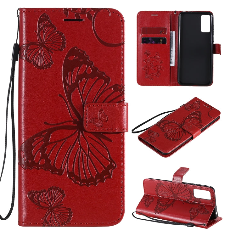 3D Butterflies Embossing Pattern Horizontal Flip Leather Case with Holder & Card Slot & Wallet, For Huawei Honor 9A, For Huawei Honor 30 Pro / 30 Pro Plus, For Huawei Honor 30, For Huawei Honor Play 4T Pro