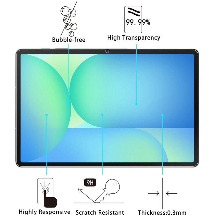 9H 0.3mm Explosion-proof Tempered Glass Film, For Samsung Galaxy Tab S10 FE+ 13.1, For Samsung Galaxy Tab S10 Ultra 14.6, For Samsung Galaxy Tab S10+ 12.4, For Samsung Galaxy Tab S10 11, For Samsung Galaxy Tab S9, For Samsung Galaxy Tab S9 Ultra�������...
