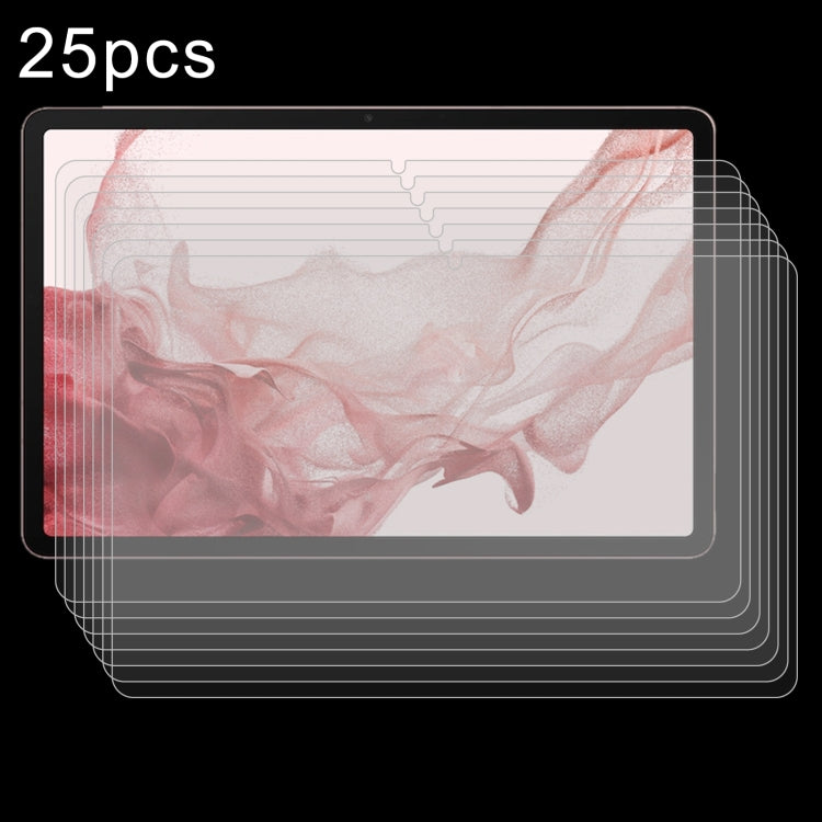 25pcs 9H 0.3mm Explosion-proof Tempered Glass Film, For Samsung Galaxy Tab S10 FE+ 13.1, For Samsung Galaxy Tab S10 Ultra 14.6, For Samsung Galaxy Tab S10+ 12.4, For Samsung Galaxy Tab S10 11, For Samsung Galaxy Tab S9, For Samsung Galaxy Tab S9 Ultra�...