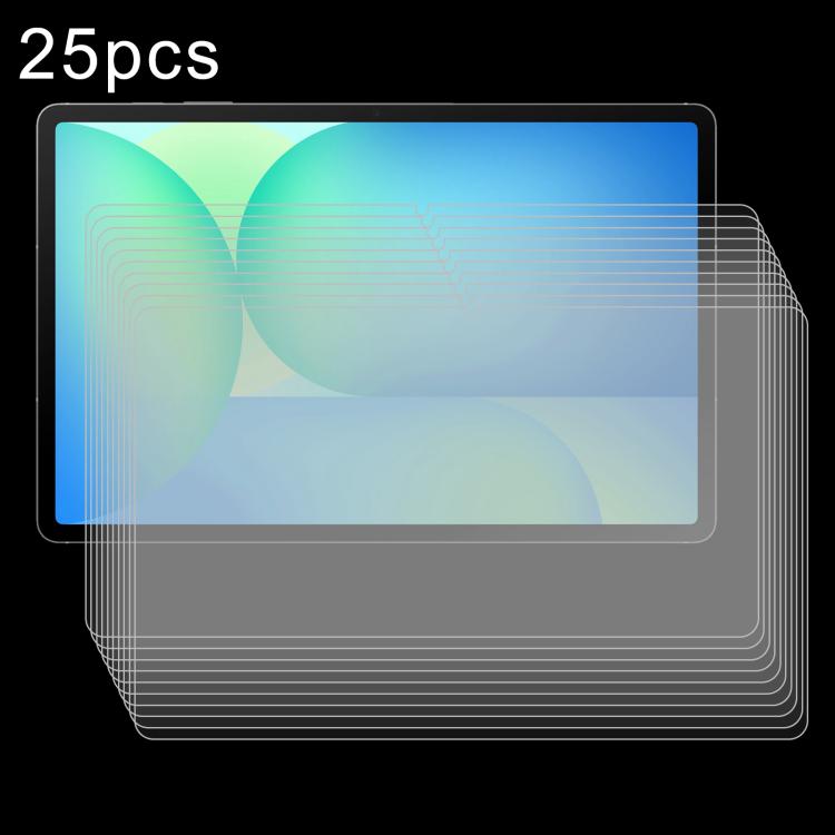 25pcs 9H 0.3mm Explosion-proof Tempered Glass Film, For Samsung Galaxy Tab S10 FE+ 13.1, For Samsung Galaxy Tab S10 Ultra 14.6, For Samsung Galaxy Tab S10+ 12.4, For Samsung Galaxy Tab S10 11, For Samsung Galaxy Tab S9, For Samsung Galaxy Tab S9 Ultra�...