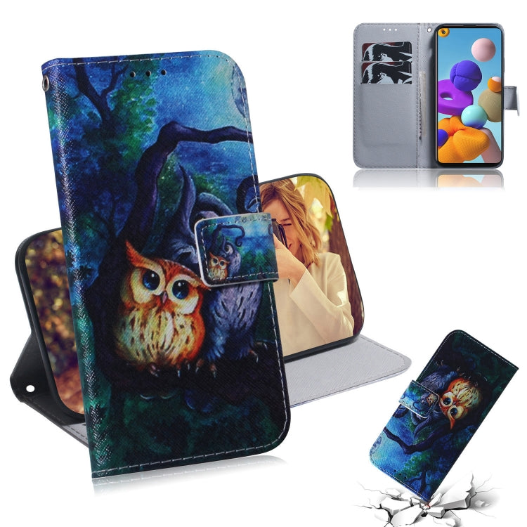 Colored Drawing Horizontal Flip Leather Case with Holder & Card Slot & Wallet, For Motorola Moto G8 Power Lite, For Nokia 5.3, For Xiaomi Mi Note 10 Lite, For Samsung Galaxy A21s, For Samsung Galaxy A51 5G, For Samsung Galaxy A71 5G