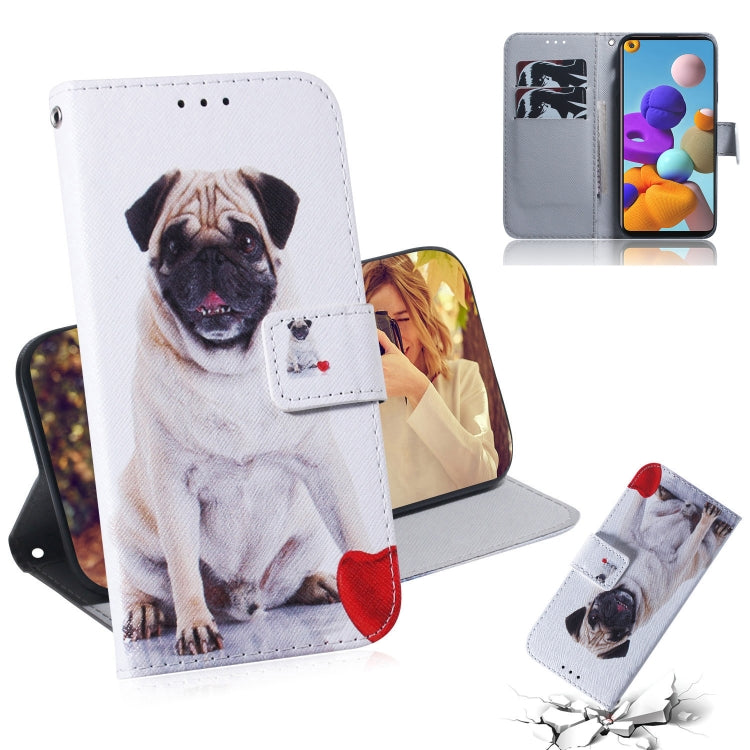 Colored Drawing Horizontal Flip Leather Case with Holder & Card Slot & Wallet, For Motorola Moto G8 Power Lite, For Nokia 5.3, For Xiaomi Mi Note 10 Lite, For Samsung Galaxy A21s, For Samsung Galaxy A51 5G, For Samsung Galaxy A71 5G