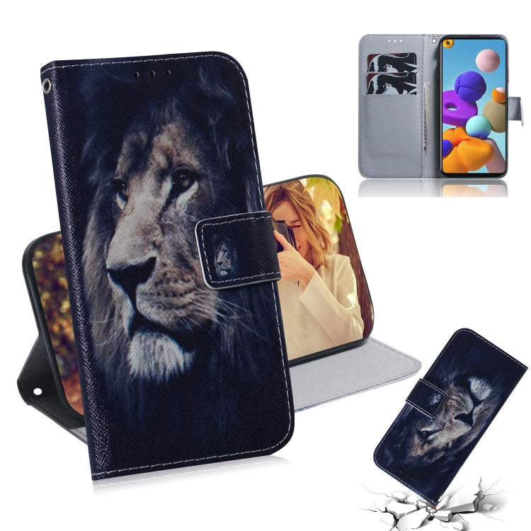 Colored Drawing Horizontal Flip Leather Case with Holder & Card Slot & Wallet, For Motorola Moto G8 Power Lite, For Nokia 5.3, For Xiaomi Mi Note 10 Lite, For Samsung Galaxy A21s, For Samsung Galaxy A51 5G, For Samsung Galaxy A71 5G