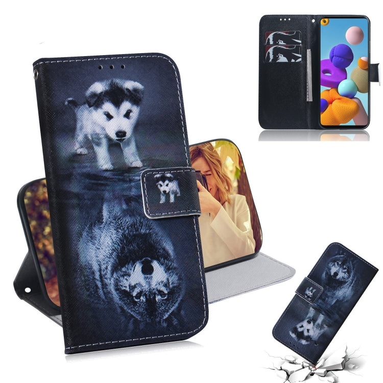 Colored Drawing Horizontal Flip Leather Case with Holder & Card Slot & Wallet, For Motorola Moto G8 Power Lite, For Nokia 5.3, For Xiaomi Mi Note 10 Lite, For Samsung Galaxy A21s, For Samsung Galaxy A51 5G, For Samsung Galaxy A71 5G