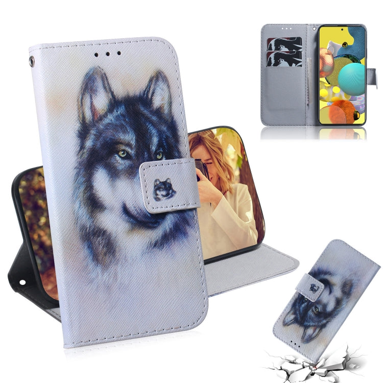 Colored Drawing Horizontal Flip Leather Case with Holder & Card Slot & Wallet, For Motorola Moto G8 Power Lite, For Nokia 5.3, For Xiaomi Mi Note 10 Lite, For Samsung Galaxy A21s, For Samsung Galaxy A51 5G, For Samsung Galaxy A71 5G