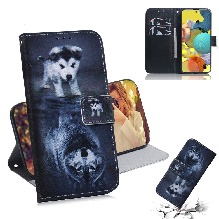 Colored Drawing Horizontal Flip Leather Case with Holder & Card Slot & Wallet, For Motorola Moto G8 Power Lite, For Nokia 5.3, For Xiaomi Mi Note 10 Lite, For Samsung Galaxy A21s, For Samsung Galaxy A51 5G, For Samsung Galaxy A71 5G
