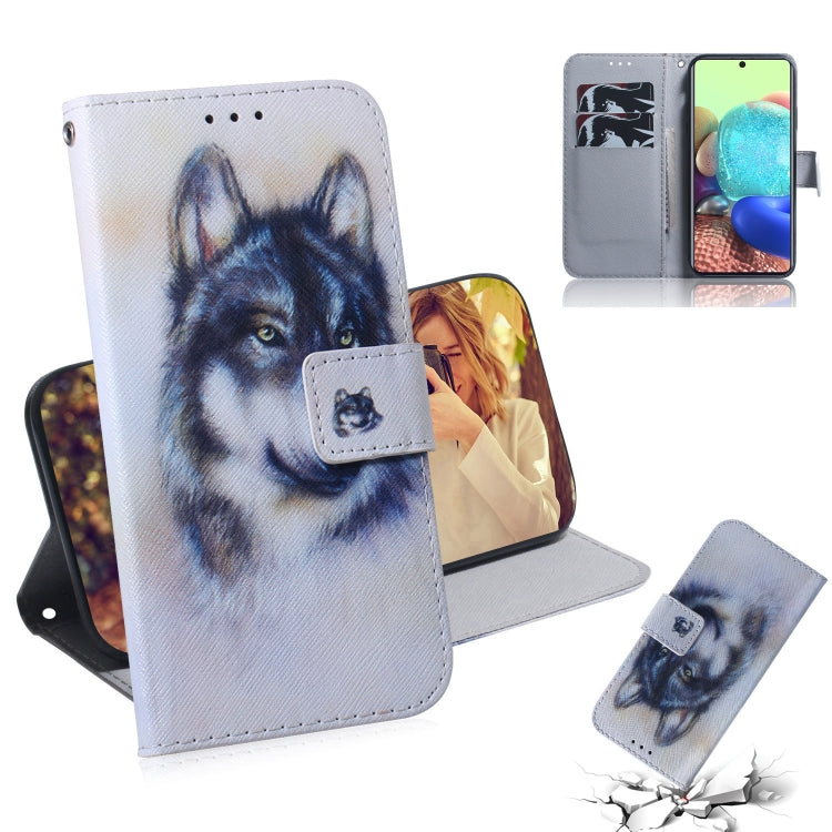 Colored Drawing Horizontal Flip Leather Case with Holder & Card Slot & Wallet, For Motorola Moto G8 Power Lite, For Nokia 5.3, For Xiaomi Mi Note 10 Lite, For Samsung Galaxy A21s, For Samsung Galaxy A51 5G, For Samsung Galaxy A71 5G