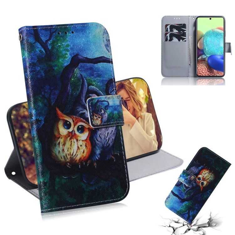 Colored Drawing Horizontal Flip Leather Case with Holder & Card Slot & Wallet, For Motorola Moto G8 Power Lite, For Nokia 5.3, For Xiaomi Mi Note 10 Lite, For Samsung Galaxy A21s, For Samsung Galaxy A51 5G, For Samsung Galaxy A71 5G