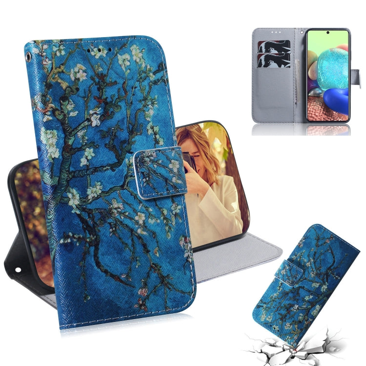 Colored Drawing Horizontal Flip Leather Case with Holder & Card Slot & Wallet, For Motorola Moto G8 Power Lite, For Nokia 5.3, For Xiaomi Mi Note 10 Lite, For Samsung Galaxy A21s, For Samsung Galaxy A51 5G, For Samsung Galaxy A71 5G