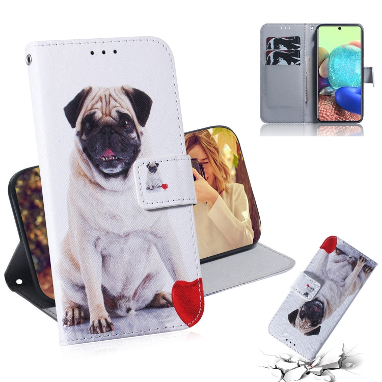 Colored Drawing Horizontal Flip Leather Case with Holder & Card Slot & Wallet, For Motorola Moto G8 Power Lite, For Nokia 5.3, For Xiaomi Mi Note 10 Lite, For Samsung Galaxy A21s, For Samsung Galaxy A51 5G, For Samsung Galaxy A71 5G