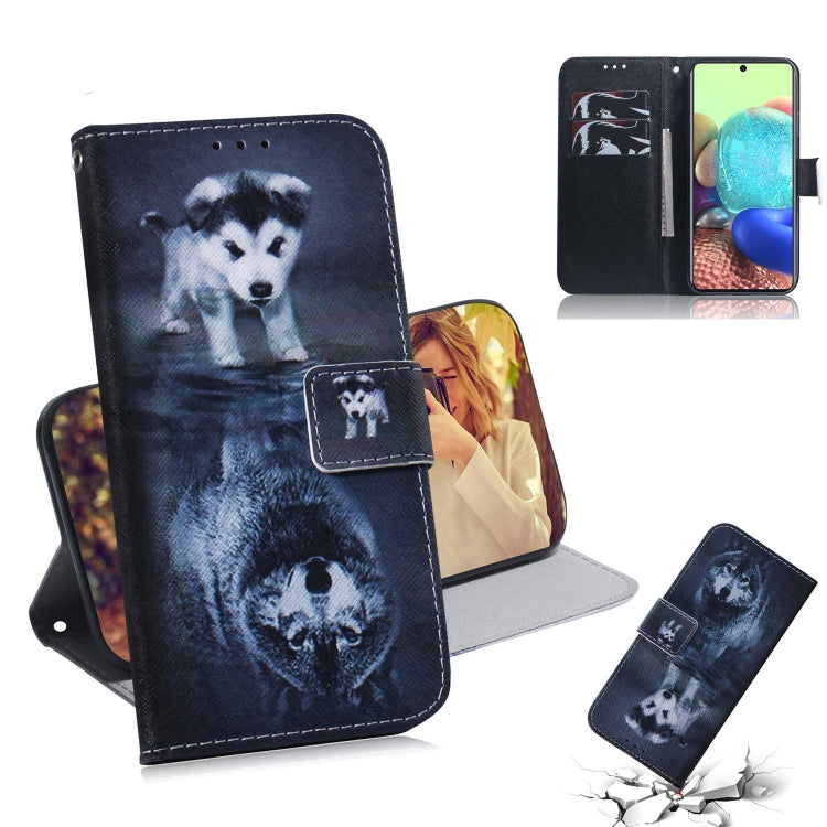 Colored Drawing Horizontal Flip Leather Case with Holder & Card Slot & Wallet, For Motorola Moto G8 Power Lite, For Nokia 5.3, For Xiaomi Mi Note 10 Lite, For Samsung Galaxy A21s, For Samsung Galaxy A51 5G, For Samsung Galaxy A71 5G