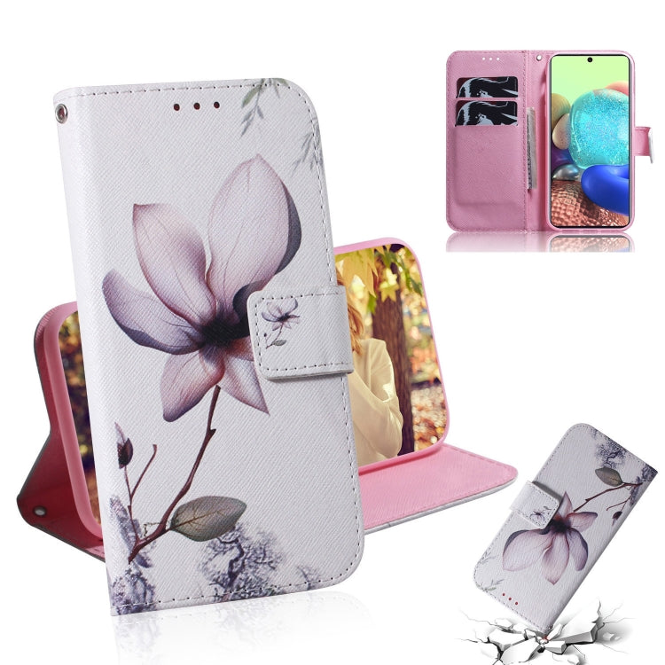 Colored Drawing Horizontal Flip Leather Case with Holder & Card Slot & Wallet, For Motorola Moto G8 Power Lite, For Nokia 5.3, For Xiaomi Mi Note 10 Lite, For Samsung Galaxy A21s, For Samsung Galaxy A51 5G, For Samsung Galaxy A71 5G