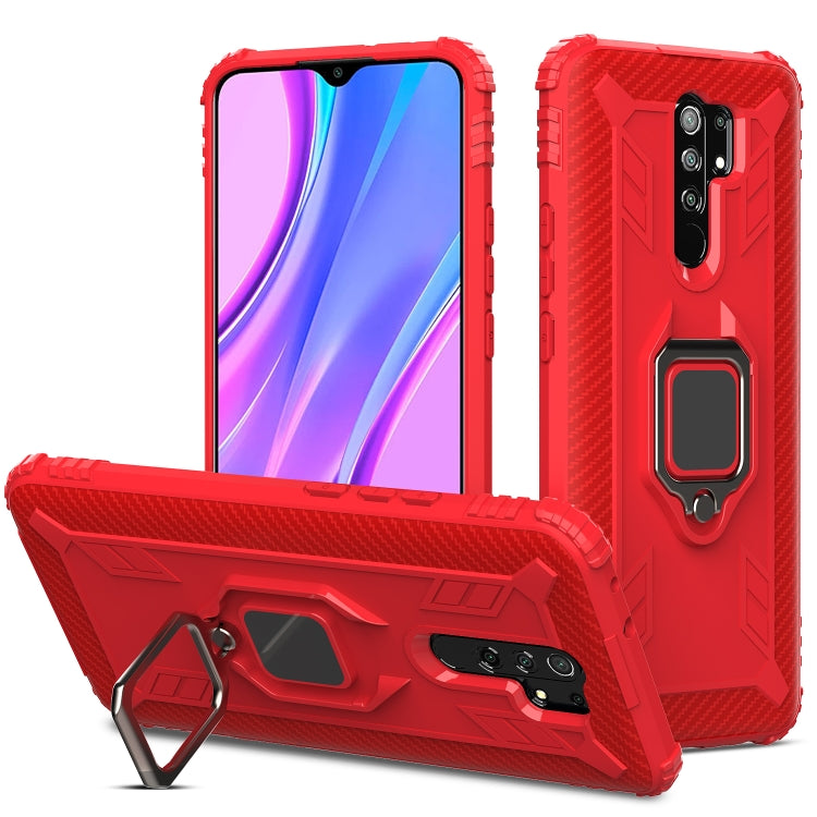 Carbon Fiber Protective Case with 360 Degree Rotating Ring Holder, For LG K51 / Q51, For LG Stylo 6, For Motorola Moto G Stylus, For Google Pixel 4a, For Xiaomi Redmi 10X / Note 9, For Xiaomi Redmi 9, For Huawei nova 5i Pro / Mate 30 Lite / nova 5z����...