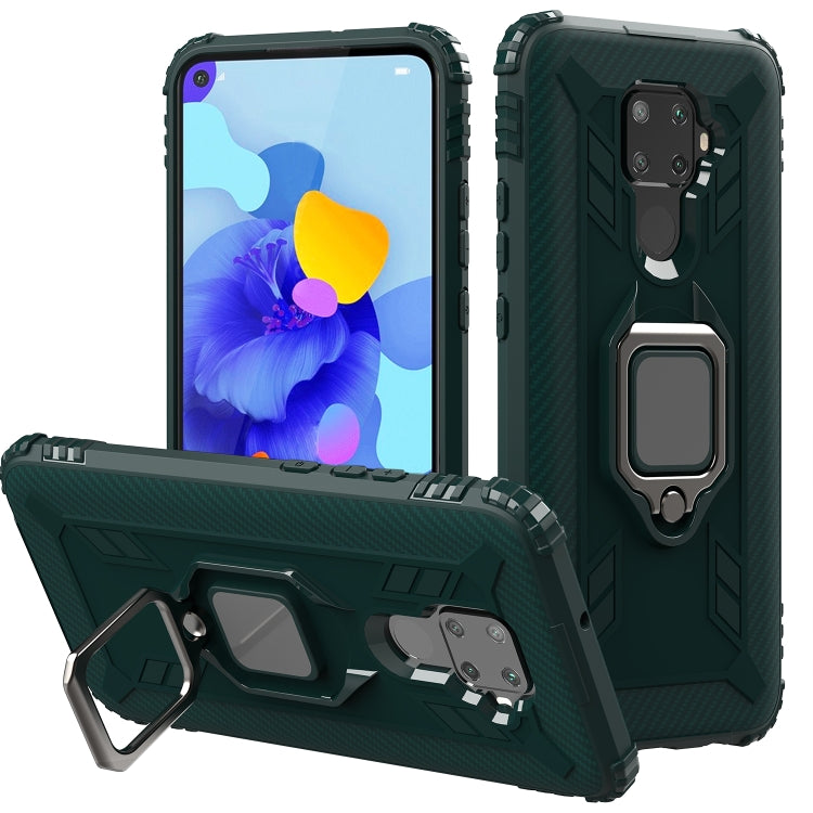 Carbon Fiber Protective Case with 360 Degree Rotating Ring Holder, For LG K51 / Q51, For LG Stylo 6, For Motorola Moto G Stylus, For Google Pixel 4a, For Xiaomi Redmi 10X / Note 9, For Xiaomi Redmi 9, For Huawei nova 5i Pro / Mate 30 Lite / nova 5z����...