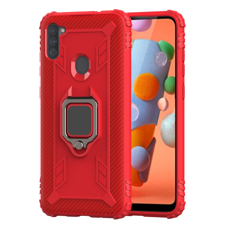 Carbon Fiber Protective Case with 360 Degree Rotating Ring Holder, For LG K51 / Q51, For LG Stylo 6, For Motorola Moto G Stylus, For Google Pixel 4a, For Xiaomi Redmi 10X / Note 9, For Xiaomi Redmi 9, For Huawei nova 5i Pro / Mate 30 Lite / nova 5z����...