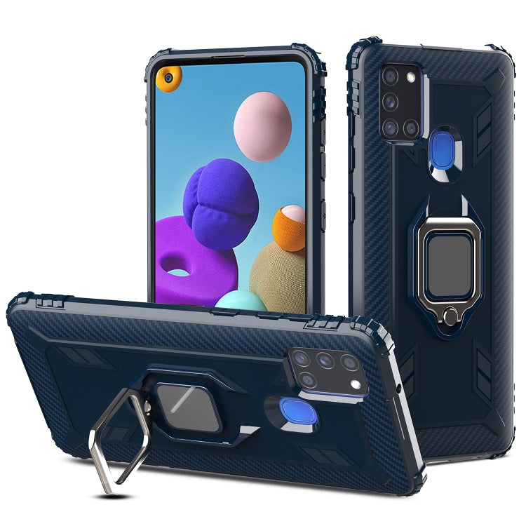 Carbon Fiber Protective Case with 360 Degree Rotating Ring Holder, For LG K51 / Q51, For LG Stylo 6, For Motorola Moto G Stylus, For Google Pixel 4a, For Xiaomi Redmi 10X / Note 9, For Xiaomi Redmi 9, For Huawei nova 5i Pro / Mate 30 Lite / nova 5z����...
