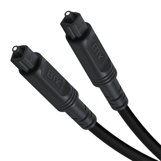 EMK Square Port to Square Port Digital Audio Speaker Optical Fiber Connecting Cable
