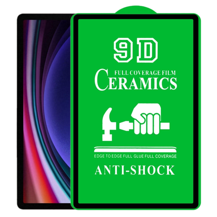9D Full Screen Full Glue Ceramic Film, For Samsung Galaxy Tab S9, For Samsung Galaxy Tab S8 Ultra, For Samsung Galaxy Tab S8+