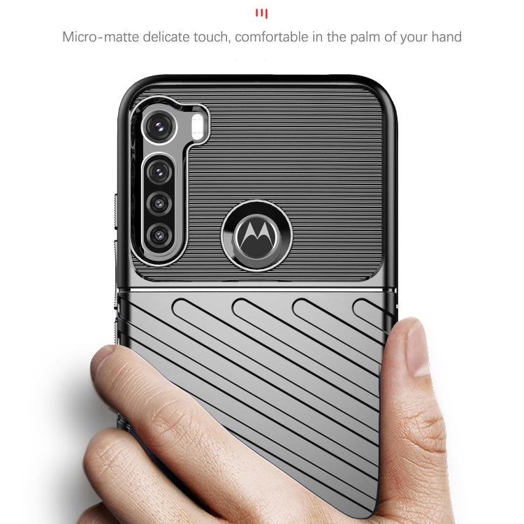 Thunderbolt Shockproof TPU Protective Soft Case, For Motorola Moto One Fusion Plus